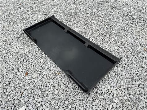 skid steer blank plate|skid steer quick attach plate.